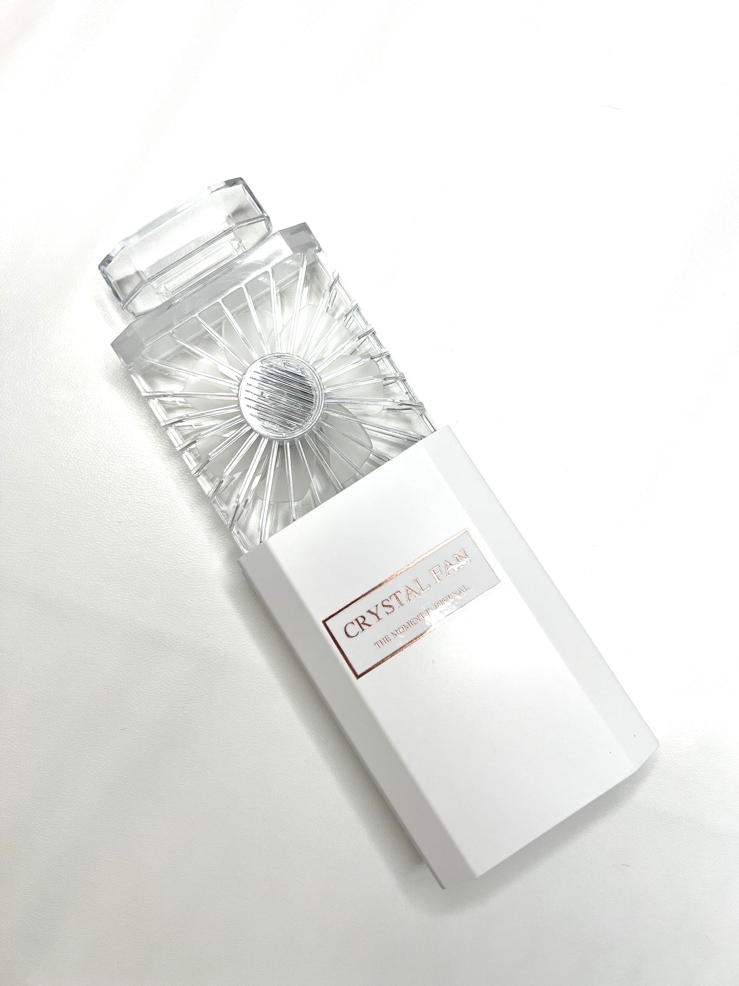 Crystal Lash Fan (White)